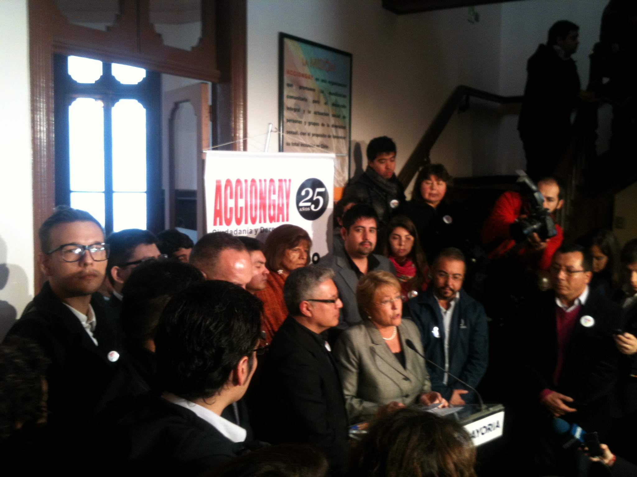 Michelle Bachelet con Fundación Iguales
